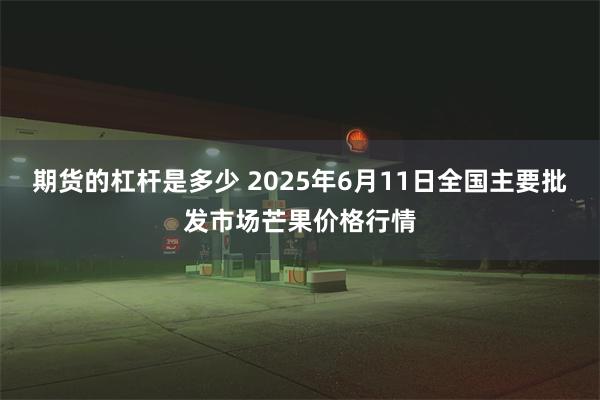 期货的杠杆是多少 2025年6月11日全国主要批发市场芒果价格行情
