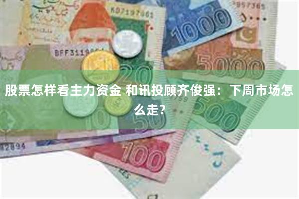 股票怎样看主力资金 和讯投顾齐俊强：下周市场怎么走？